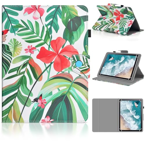 KATUMO Universal Case for 10 inch / 10.1 inch Tablet | for All Kinds of 9.6-10.5 inch Android / iOS / Windows Tablet, Travel Portable Folio Leather Cover, Stand and Magnetic Buckle