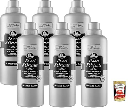 Tesori d'Oriente Ayurveda konzentrierter Weichspüler 760 ml (Ammorbidente Aromatico, x6) + Italian Gourmet polpa 400g
