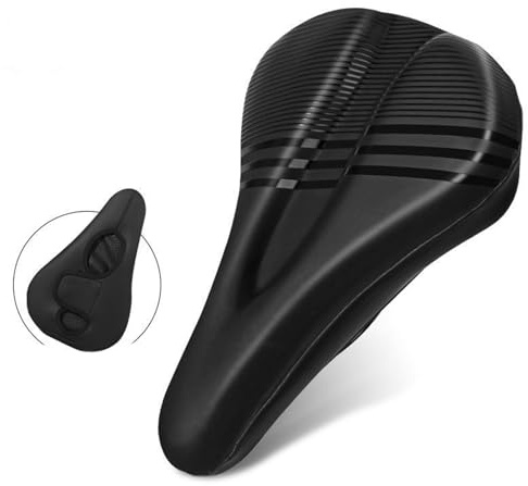 Bequemes Sitzpolster,Fahrradsattel,Ergonomischer Fahrradsitz Polster,Herren Damen Bequemer,für Mountainbike