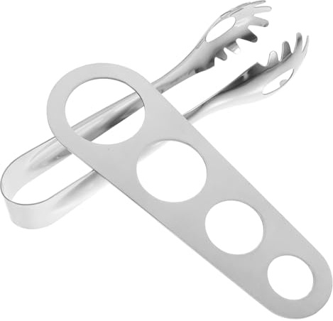 Yardwe Pince Spaghetti Inox Ergonomique Ensemble Multifonction pour Mesurer Portions Pâtes et Nouilles Cuisine