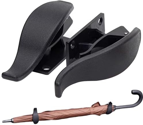 Car Umbrella Holder, Pack of 2 Non-Slip Adhesive Hooks - Boot for Umbrella Hooks - For Motorhome Saloon Pickup Car Accessories Interior Travel Fishing Rod Bag