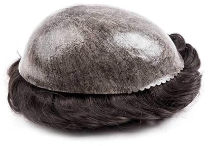 Capelli da uomo Parrucchino for capelli umani for uomo 0,12-0,14 mm Protesi for maschili in pelle piena PU n. 2 Marrone Parrucche per tutti i giorni(7x10)