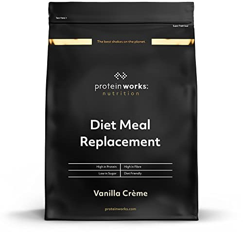 Protein Works - Diet Meal Replacement, Vanilla Crème, Nutrient Dense Complete Meal, Immunity Boosting Vitamins, Affordable, Healthy And Quick, 7 Meals, 500g