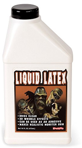 KANGAROO Liquid Latex Makeup - Face and Body SFX Makeup, Halloween liquid latex, Zombie, Fake Scar, Fake Wound, Pretend Injury Movie Special Effects,16 Oz Pint Professional Grade