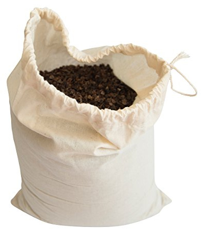 Sacchetto di cotone riempito con pula di grano saraceno baccelli accessori per cuscini da meditazione