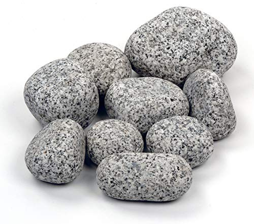 NWN Granitkies | 15 KG | 30-60 MM | Gletscher grau | Zierkies (1x 15 KG)