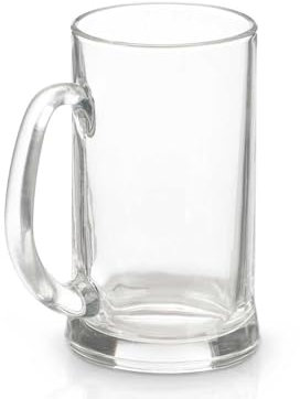 amara-global 6er Set Maßkrug 650 ml Bierkrug Glas Bierglas Glaskrug Maß Bier Maßkrüge AX650