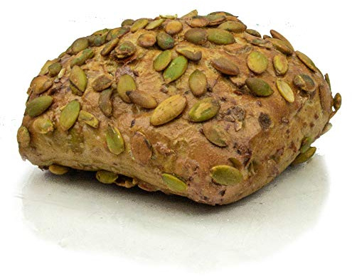 Vestakorn Handwerksbrötchen, 6x Kürbiskernbrötchen - frisches Brötchen – mit Kürbiskernen auf und im Brötchen, 6 Stück, selbst aufbacken in 6 Minuten