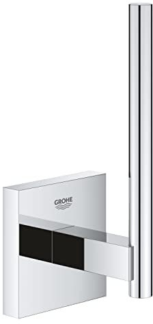 Grohe Start Cube Spare QuickFix - Portarrollos de Barra, Cromo, para Pegar (Pegamento QuickGlue A1) o atornillar, Ref. 40979000