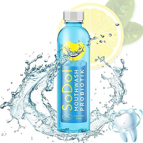 EXQST Enjuague bucal para Dientes Brillantes, Enjuague bucal para Eliminar el cálculo probiótico, Enjuague bucal para Eliminar el sarro probiótico, Dientes limpios, Aliento Fresco