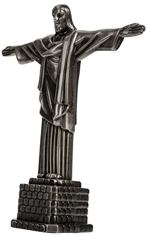 HOLIDYOYO Jesus Statue Ornament Aus Legierung Religiöse Dekoration Für Zuhause Büro Und Schule Glatte Oberfläche Und Runde Kanten Für Christliche