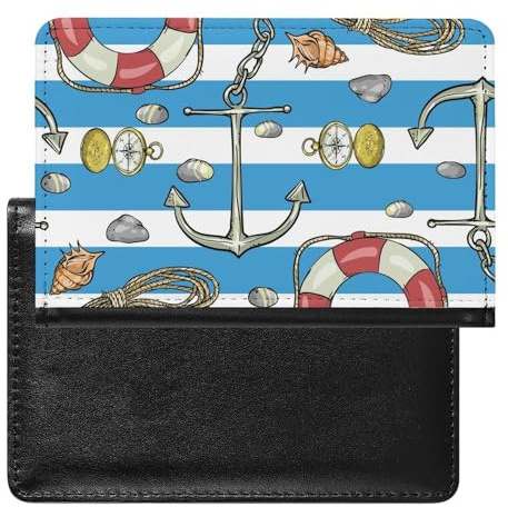FENAC Reisepasshülle Segeln Reisepass Tasche Reise Gadget Impfpass Hülle Für Damen Herren