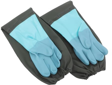 COSMEVIVI Long Cuff Nitrile Gloves Elbow Heavy Duty Soft Suitable for Cleaning Work