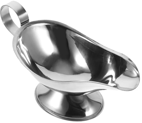 CONGARTENO Thermal Gravy Boat Sauce Cup Condiment Containers Lids Juice Jug Lid Sauce Cup Stainless Steel