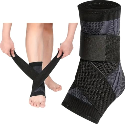 MEIION sorenix Fussmanschette Fersensporn-Manschette mit Stützriemen Knöchelstütze für Herren und Damen – Sprunggelenkbandage, Fußbandage zur Unterstützung bei Plantarfasziitis