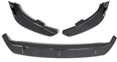 Auto-Frontspoiler Für Ford Für Focus 4th Für Gen Mk4 Für ST-Linie 2018 2019 2020 2021 ABS Auto Front Stoßstange Splitter Lip Diffusor Spoiler Schutz Körper Kits Frontstoßstange(Kohlefaser-Optik)