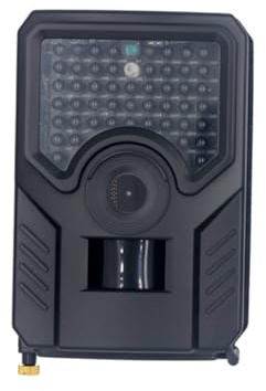 Yardwe Fotocamera da Caccia 12mp Visione Notturna Infrarossi 49 LED 1080p Funzione Multi-scatti Plastica Resistente per Fauna Selvatica