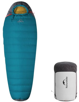 Naturehike Snowbird anka dun mumie-sovsäck, utomhus professionell camping sovsäck, unisex – vuxen sovsäck