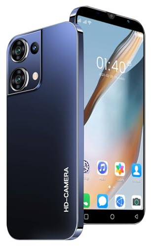 PrzTIk Smartphone economico, schermo IPS da 5,0 pollici, 1GB+16GB (espandibile fino a 128GB), Android 9.0, Doppia SIM, Sblocco facciale (Black)