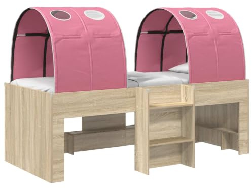 Swpsd Modern Single Bed Frame with Bed Surrounds Engineered Wood 90x190cm for Contemporary Bedroom 3423566