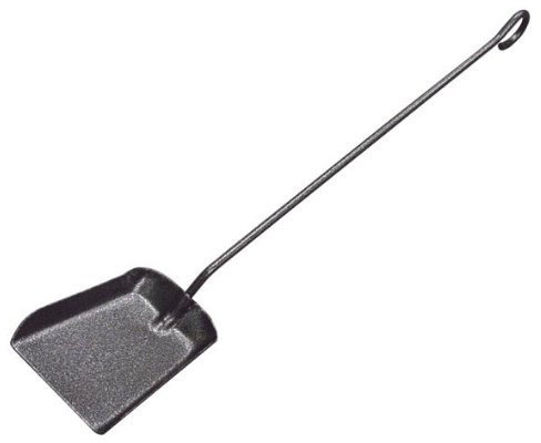 Promotion & Beyond Paletta per Camino in Metallo 65 Cm Nero Acciaio