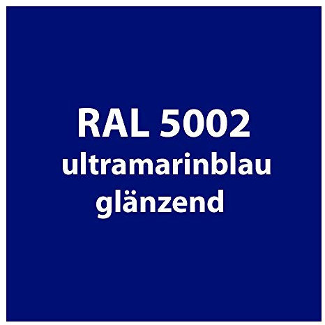 Streichlack Streich Lack Farbe 1K * Premium Qualität * 1 Liter (RAL 5002 ultramarin-blau glänzend)