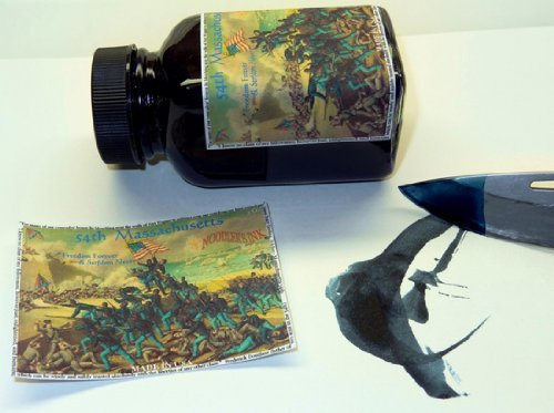 Noodler 's Ink Füllfederhalter Tinte in Flaschen, 3oz, Bulletproof 54. Massachusetts Farbe: Bulletproof 54. Massachusetts, B? roartikel