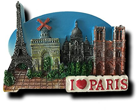 3D Kühlschrank Magnet, Frankreich Paris Tourist Souvenirs, Kunstharz Craft Kühlschrank Magnet Home & Küche Dekoration, Förderung Geschenk
