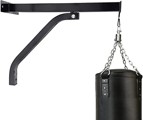 Greensen Boxsack Wandhalterung, Boxsackhalterung Boxsack Aufhängung Wand Halterung Sandsack Halterung Wand Gym Fitness Stahl zum Aufhängen Ständer Tragkraft 100Kg für Training zu Hause Belastbar