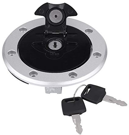Suuonee tanklock, tanklocklock med 2 nycklar för ZXR750 ZX-11 ZZR1100 ZX1100 GPZ1100