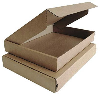 Maxibriefkarton 350x250x50mm DIN A4 Braun Maxibrief für Warensendung DHL DPD GLS Hermes, Päckchen, Versandkarton, Büchersendung (PS.6340) (100)
