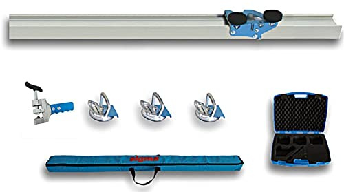Sigma KERA-Cut 8AE2 Fliesenschneider 332 cm – Großformat Schneidsystem mit Schiene & Saugnäpfen – Profi Set für Feinsteinzeug, Keramik & Glas