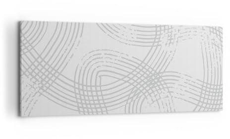 ARTTOR Bilder auf Leinwand 120x50cm Wandbild Abstrakt Pastell - 5913