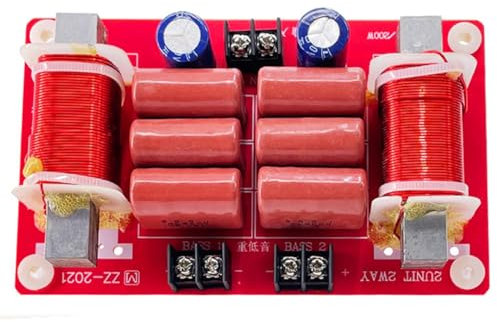 Paociuro 800W Divisore di Frequenza Audio Crossover Subwoofer Altoparlante A Doppia Bobina Vocale Crossover per Altoparlante Doppio Subwoofer