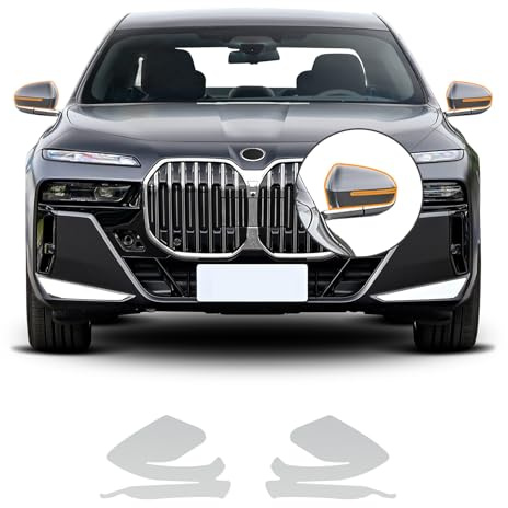 FDAIUN PPF Protector de pintura para BMW Serie 7 G70 i7 2023 2024 8,5 mil TPU precortada, lámina protectora de pintura autoadhesiva, accesorios transparentes (espejo retrovisor 2 unidades)