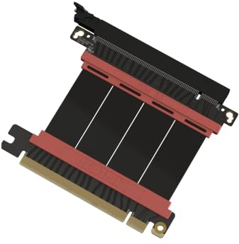 LINKUP PCIe 5.0 Riser-kabel | Vertikal GPU-montering | Rak, 5 cm