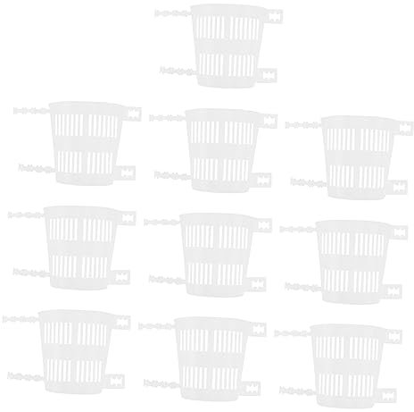 Yardenfun 10pezzi Vasi Trasparenti Per Controllo Vasi Per Fioriere Drenaggio Per Giardinaggio e Casa