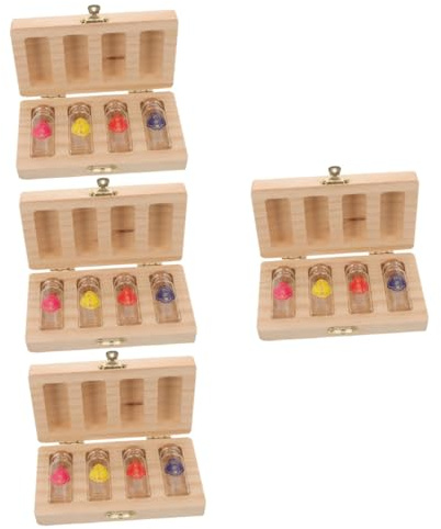 Toyvian 4 Sätze Milchzahnbox Zahnwechselschutz Für Kinder Zahnretter Behälter Für Milchzähne Zahn Speicher Halter Zahn Halter Milchzahn Fall Zahnschoner Für Kinder Kinderhalter Glas