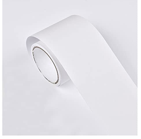 UZAMIRLEX Bordure de Papier Peint autocollante, Autocollant Mural Noir/Blanc for plinthes de Salle de Bain(4)