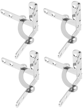 DIYEAH 1 Satz Holzboxen Scharniere mit Legierung Dekorative Klappscharnier für Kisten Einfache Installation mit Schrauben Zuverlässig für Schmuck und Werkzeugboxen