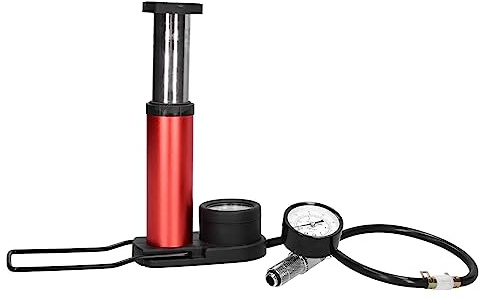 POENVFPO Double Water Leakage Tests -Barometer Avoid the Return Valve for Computer Water Cooling, Manual Leakage Device for DIY Enthusiasts (Red)