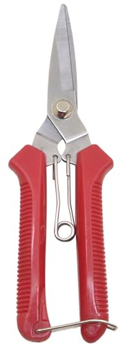 Forbici da giardino | Forbici da fiori robuste – Strumento di taglio di precisione con manico ergonomico Attrezzature da giardinaggio antiruggine per tagliabordi