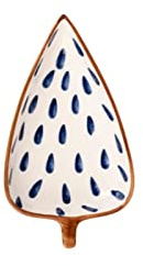 LSXDCVLBJ Ciotola for condimento for cesto di frutta in ceramica a forma di foglia for spuntino multicolore Taglia N(E)