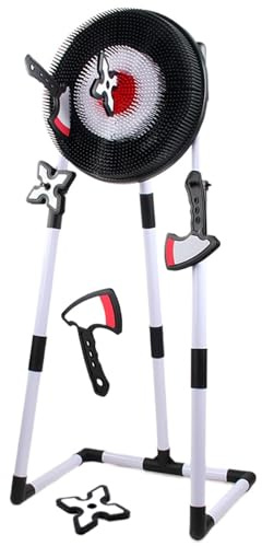 Target Toss Adventure – Kit de jeu de lancer de hache, option de divertissement de groupe excitante | Équipement d'activité de jardin portable pour les fêtes dans la cour, les excursions à la plage