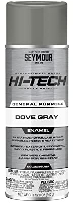 Seymour 16-112 Hi-Tech Enamels Spray Paint, Dove Gray