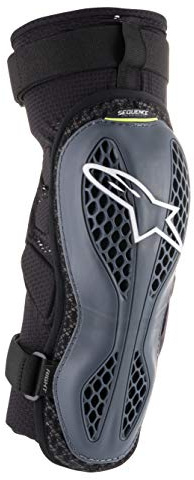 Alpinestars Protectores de rodilla unisex para adultos, color antracita/amarillo Sm/Md (multicolor, talla única)