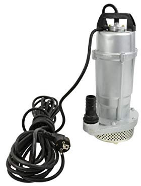 BSD Pompe d'évacuation pour Eaux Usées, Pompe Submersible, Pompe Immergée, Corps en Fonte - Pompe pour Eaux Chargées QDX 0,37-370W, 6000L/h, 16m Hauteur de Refoulement