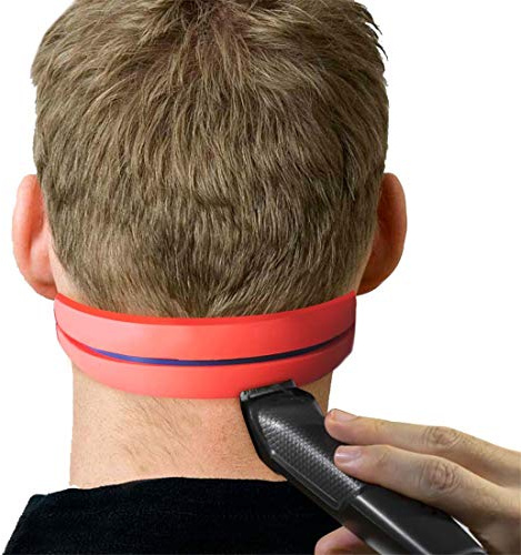 Neck Haar-Ausschnitt-Führer-Ausschnitt Shaving Schablone und Haar Trimming-Führer-Barber-Art-DIY-freihändiges Schneiden, Trimmen und Rasur Verwenden Gerade Lines- Barber Styling-Tool für Männer