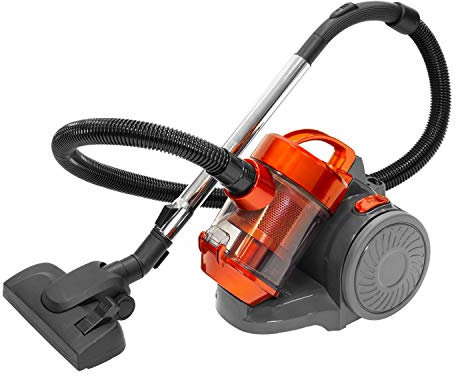 Quest Compact Cyclonic Bagless Vacuum Cleaner/Easy Empty 1.5L Dust Container/Compact and Portable/Multi-Surface Hoover/Nozzle Included (44889)