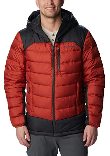 Coat Autumn Park™ Down Hooded Jacket Columbia Orange XXL Hombre